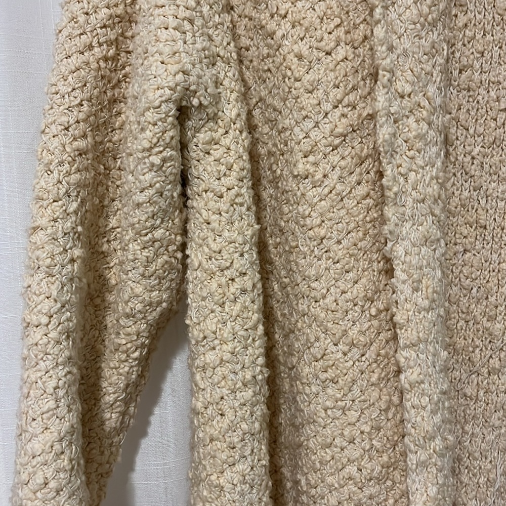 Free People Cream Sweater Cardigan View 3